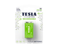 Tesla Uppladdningsbart Batteri 9V Lr61 250 Mah (1 St) - 2293481