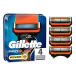 Gillette ProGlide Power barberblader, 4-pakning