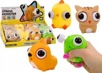 Leantoys Anti-Stress Leksak Happy Monster Squish Sensory Mix