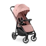 hauck Shop N Care, Dark Pink - Lightweight Pushchair (only 8.5 kg) with Snack Tray, Cup Holder & Raincover, Compact & One Hand Folding, Fully Reclining from Birth up to 22 kg