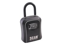 Scan Wall Mount Shackle 4 Wheel Combination Key Storage Safe Box, XMS24KEYSAFE