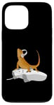 Coque pour iPhone 13 Pro Max Beardie Reptiles Gamers - Dragon barbu jouant au jeu vidéo