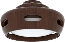 Ventilateur de plafond 38 cm sans lame - Ventilateur de plafond moderne avec lumières et minuterie à distance - Intensité variable en continu - 3 températures de couleur - 6 vitesses