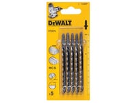 DeWalt DT2075QZ Lames de scie sauteuse pour manche en bois en T HCS T144DP (Lot de 5) (Import Grande Bretagne)