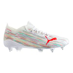 Puma Ultra 2.1 MxSG White Mens Football Boots - Size UK 4