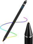 Stylet Capacitif,2 en 1 Stylus Stylet Stylo écran Tactile 1.45mm Haute Précision Stylus Capacitif Universel,Compatible avec Les Smartphones,tablettes,Apple iPhone/iPad,Noir