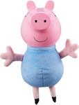 Peppa Pig glow Friends Talking Peppa, preschool interactive soft toy, with lights up face and sound effects, gift for 3-5 year old