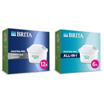 BRITA MAXTRA PRO Limescale Expert Water Filter Cartridge 6 Pack (New) & MAXTRA PRO All-in-1 Water Filter Cartridge 6 Pack (New)