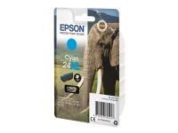 Epson 24XL - 8.7 ml - XL - cyan - original - bläckpatron - för Expression Photo XP-55, 750, 760, 850, 860, 950, 960, 970 Expression Premium XP-750, 850