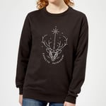 Harry Potter Expecto Patronum Women's Sweatshirt - Black - XL