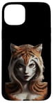 iPhone 15 Plus Fierce Jungle Tiger Spirit Fantasy Artwork Case