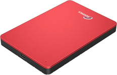 1Tb Usb 3.1 Type C Externes Portable Durs Disques Pour Fenêtres Pc, Mac, Smart Tv, Xbox One/Série X & Ps4 /Ps5, Rouge[Q98]