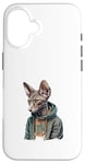 Coque pour iPhone 16 American Shorthair Cat Thug Cat Gangster Cat Gangster Life