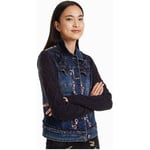 Veste Desigual  Veste Courte Femme Emuna Bleu