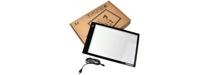 Tablette Lumineuse A4 Portable Réglables de Luminosité LED, Rechargeable pour Croquis, Conception d'animation de Stencilling