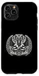 Coque pour iPhone 11 Pro Gothique Occulte Baphomet Goth Dark Magic Punk Rock Death Metal