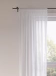 John Lewis ANYDAY Slot Top Voile Panel, White