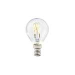 E14 3-Stegs Dimbar Klot 3.5W 2700K 250lm Klar LED-Lampa