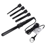 85W 5 In 1 Professional Curling Iron Fast Heating Ceramic Hair Curler Iron W BST