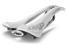 Selle SMP Composit Kolfiber Sadel Vit, 129x263mm, Kolfiberrails, 150g