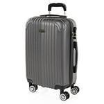 ITACA - Valise Cabine 55x40x20, Valise Cabine, Valise À roulettes, Valise Roulette, Valise Rigide, Résistant, Légère T71550, Anthracite