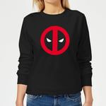 Sweat Femme Deadpool (Marvel) Logo Propre - Noir - S - Noir