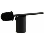 WC Suspendu Noir Support Mural Brosse WC Brosse WC Brosse de Toilette Brosse Toilette Noir 304 en Acier Inoxydable