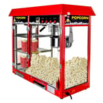 Machine À Popcorn Appareil Pop Corn Rouge Vitrine Présentation Chauffante 5kg/h