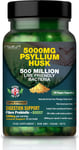 Fibre Supplement 5000mg Psyllium Husk with 500 Million Multi-Strain Probiotic