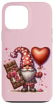 iPhone 13 Pro Max Pink Valentines Day Gnome Accessories Valentines Chocolate Case