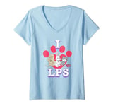 Womens Littlest Pet Shop I Heart LPS Vintage Retro Pet Logo V-Neck T-Shirt