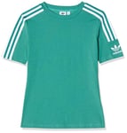 adidas Tight Tee T-Shirt Femme, Vert (Future Hydro F10/White), FR : XS (Taille Fabricant : 38)