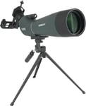 SV28 Longue Vue 20-60x80,Zoom Longue Vue Puissante avec Trépied Adaptateur Téléphonique,BAK4 Porro Prisme Incliné Longue Vue pour Tir à l'arc Observation des Oiseaux(Q18)