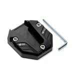 Universal Scooter Motorcykel Bike Extender Foot Sidostöd Black