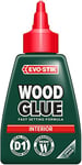 EVO-STIK Wood Glue - Interior, Extra Strong, Fast Setting, Suitable For All Wood Types, Dries Clear, 125ml