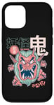 Coque pour iPhone 12/12 Pro Yokai Red Demon Oni Manga Japonais Mythique Horreur