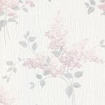 Belgravia Decor Tiffany Fiore Blush Wallpaper GB41310 - Italian Vinyl