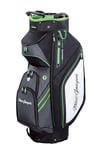 MacGregor Principal 10" Golf Cart Bag, 14-Way Top With Dividers And 9 Pockets, Black/Grey/Green