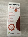 3x Derma V10 Rescue Oil 40ml For Ageing Skin, Scars And Stretch Marks Bath Oil