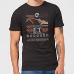 E.T. the Extra-Terrestrial Be Good or No Presents Men's T-Shirt - Black - S - Noir