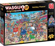 Wasgij Original 37, Holiday Fiasco - 1000 Piece Jigsaw Puzzles for Adults - Fun,