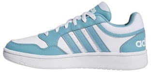 adidas Femme Hoops 3.0 Shoes Chaussures, Cloud White/preloved Blue/preloved Blue, 37 1/3 EU