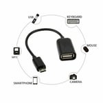 Micro USB To Female USB OTG Cable Cord Adapter For Android Phone Tablet PC