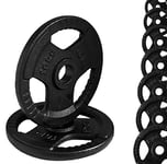 G5 HT SPORT Olympic Cast Iron Discs Hole Diameter 50 mm for Gym and Home Gym from 1.25 to 25 kg for Dumbbells and Barbells (1 x 2.5 kg)