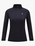 Peak Performance Half Zip Baselayer - Dame - Sort - S