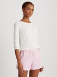 Lauren Ralph Lauren Core Stripe Cotton Pyjama Boxer Shorts