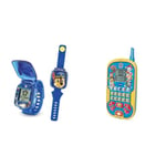 VTech - Pat' Patrouille, La Montre-Jeu Interactive de Chase, Montre Enfant à Clapet & Pat Patrouille - Le Smartphone Éducatif, Jouet Interactif – 3/7 Ans - Version FR, Enfant