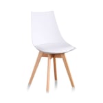 Designetsamaison - Chaise scandinave blanche - Prague