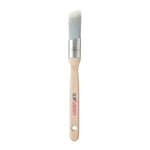 ProDec Advance 1 inch Ice Fusion Angle Oval Trade Synthetic Paint Brush for Painting with Emulsion, Gloss, Satin Paints Ideal for Skirting Board, Architrave & Other Moulded Surfaces, 1" 25mm