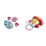 Fisher-Price Laugh and Learn Sweet Manners Tea Playset DYM76 Age 18+ Month & Chatter Telephone Activity Toy FGW66 Age 1+